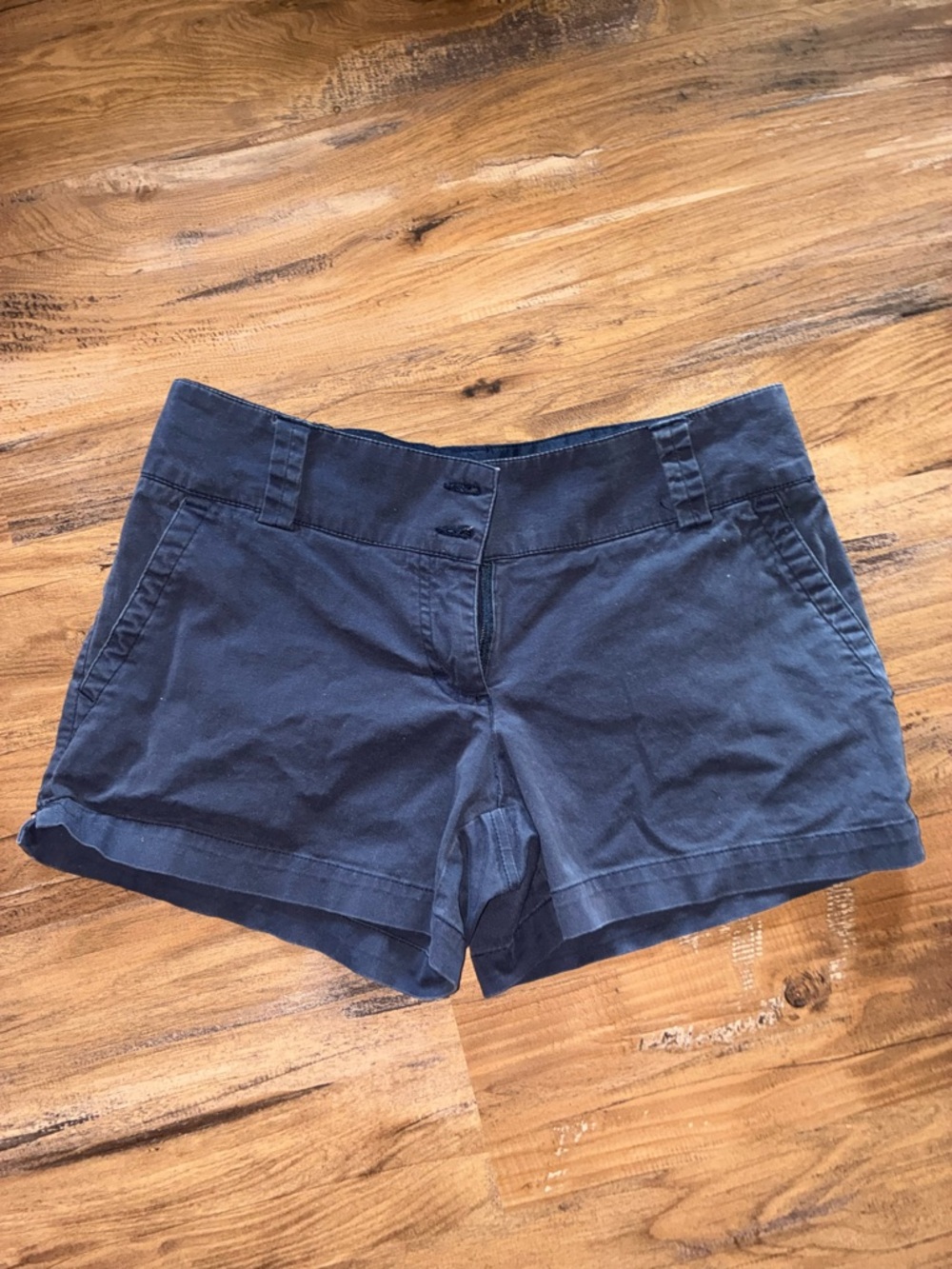 New York & Company Navy Tailored Shorts